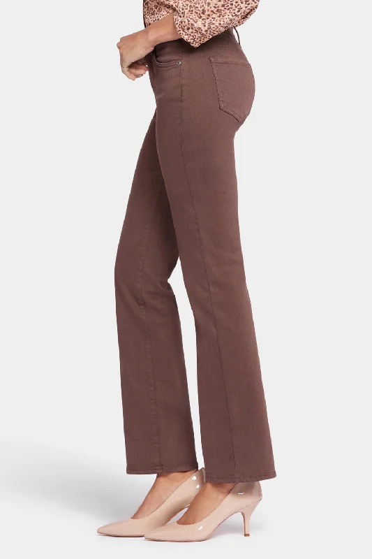 Marilyn Straight Jeans - Coffee Bean