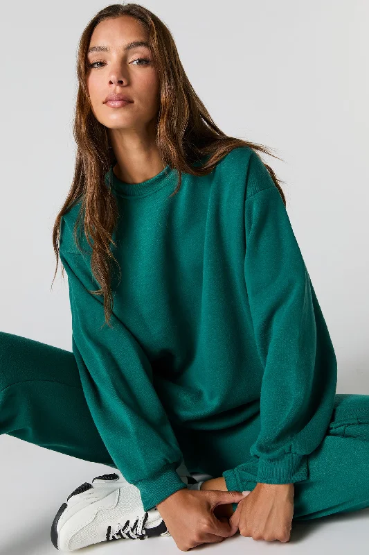 Oversized Fleece Sweatshirt